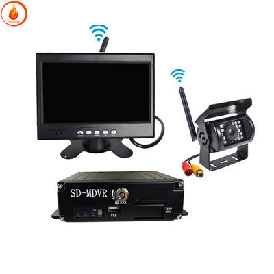 24V वाहन 4G वाईफ़ाई कैमरा निगरानी नाइट विजन 7 इंच डिस्प्ले